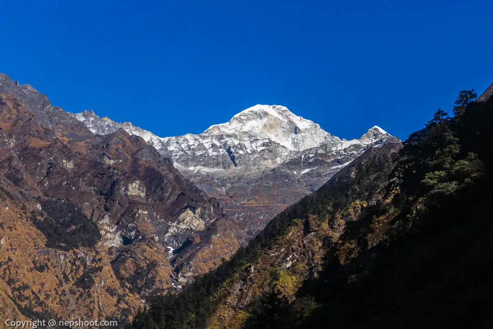 Aamabamare mountain of Lapchi, valley
