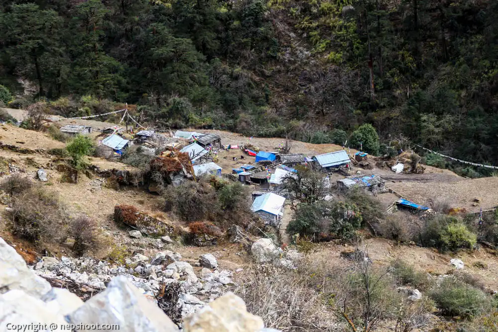 Lumnang village of Lapchi valley.