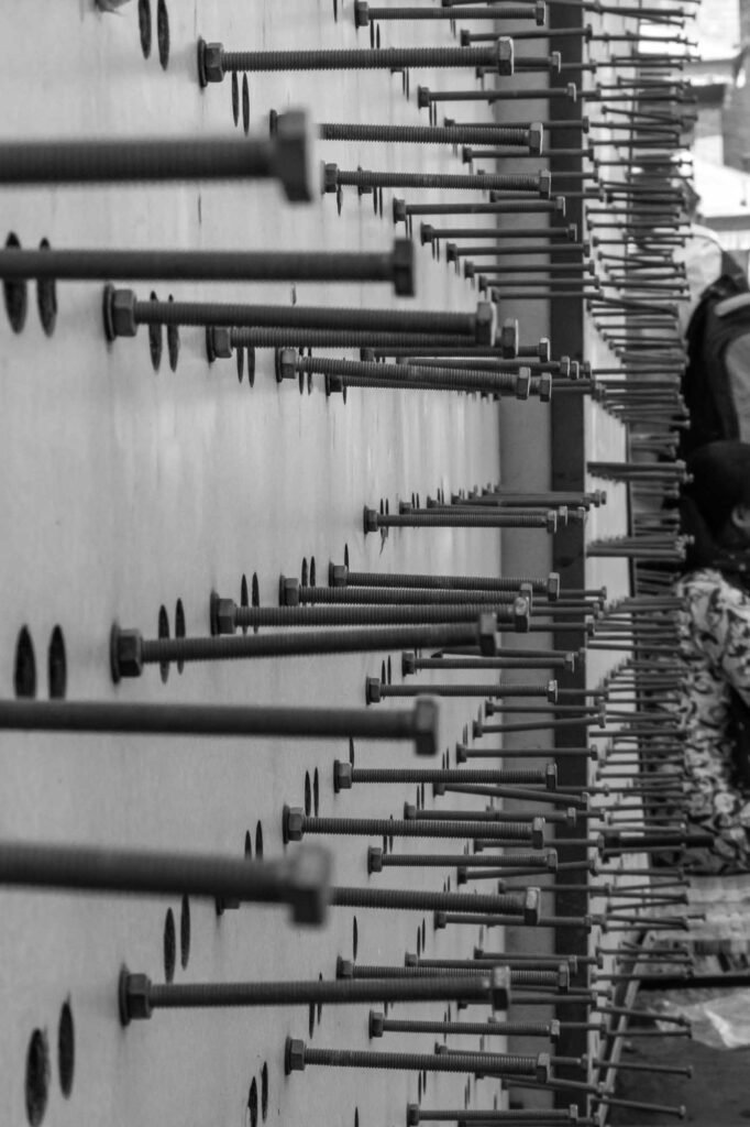 Nails as a good stand.