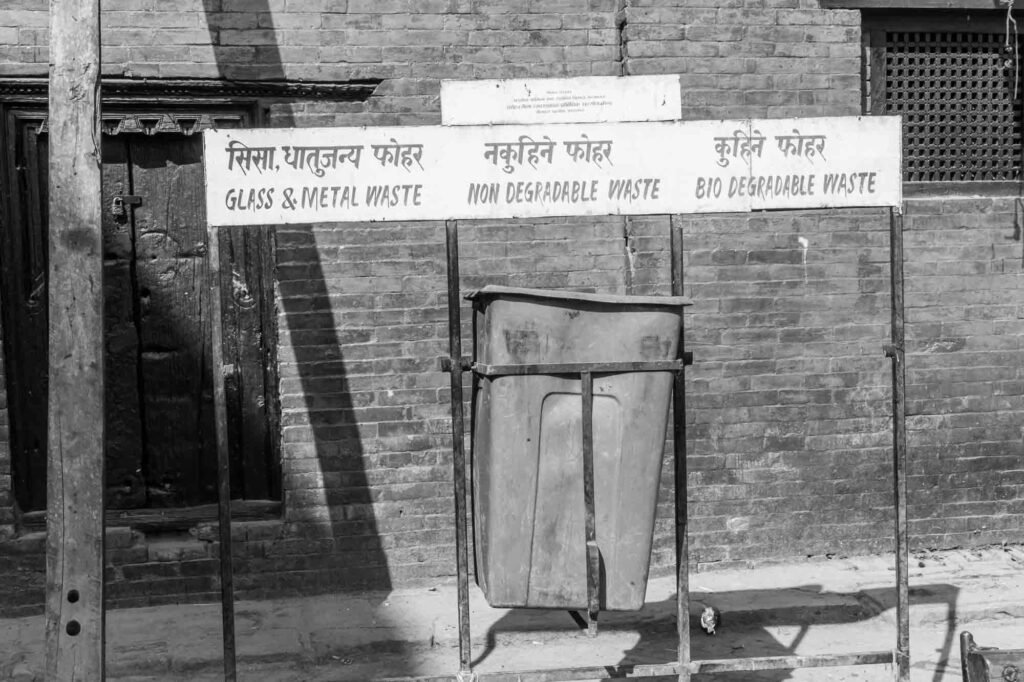 Waste collection place of Asan, Indrachowk.