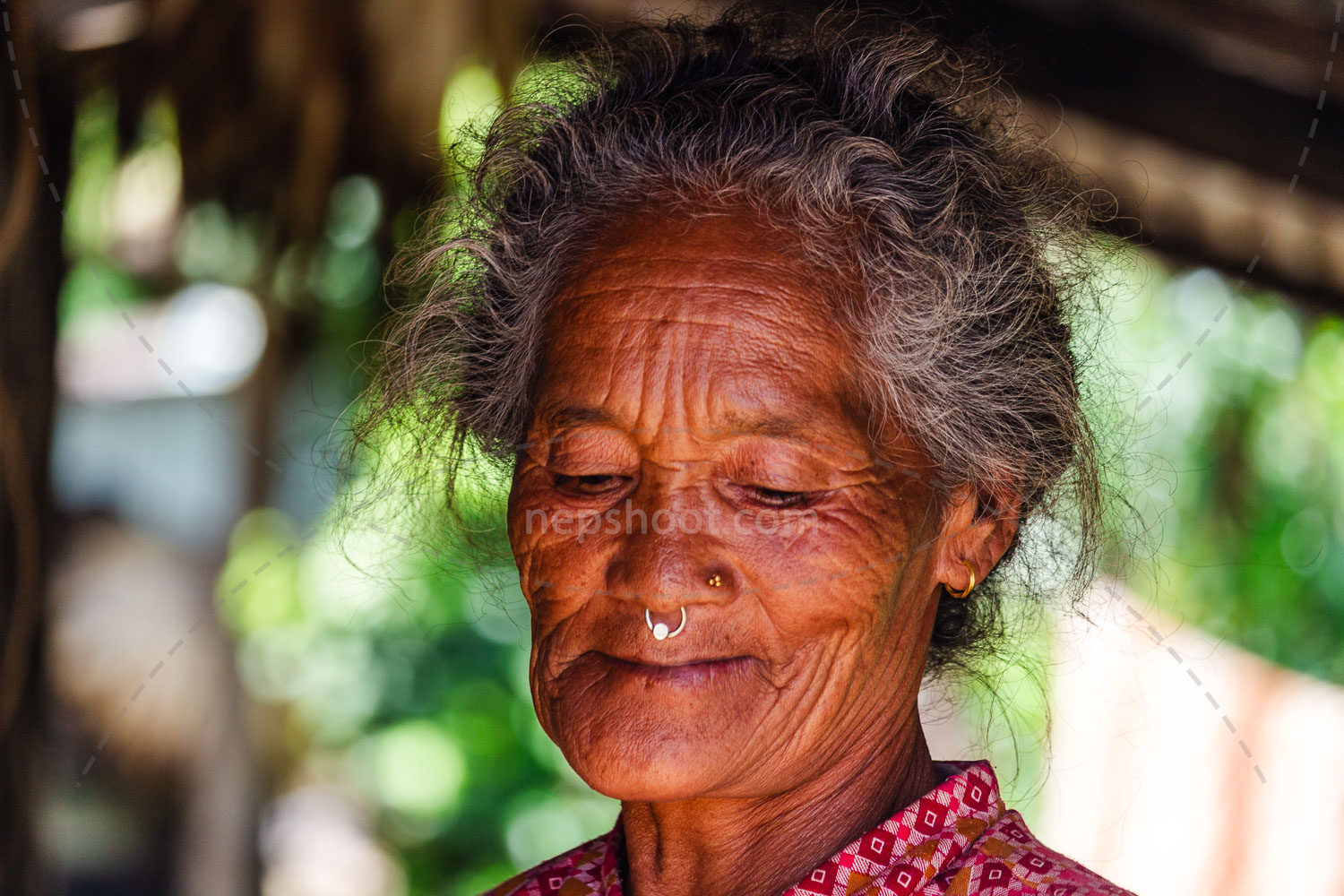 Elderly Woman's Portrait