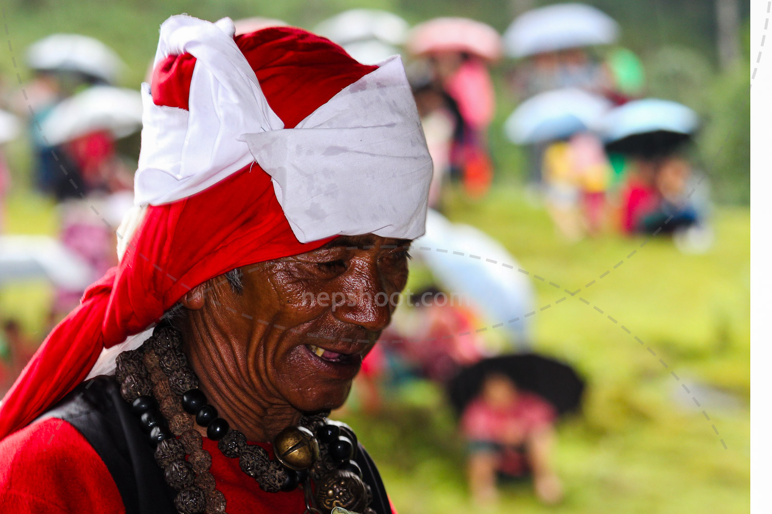 Festival Elder in Red