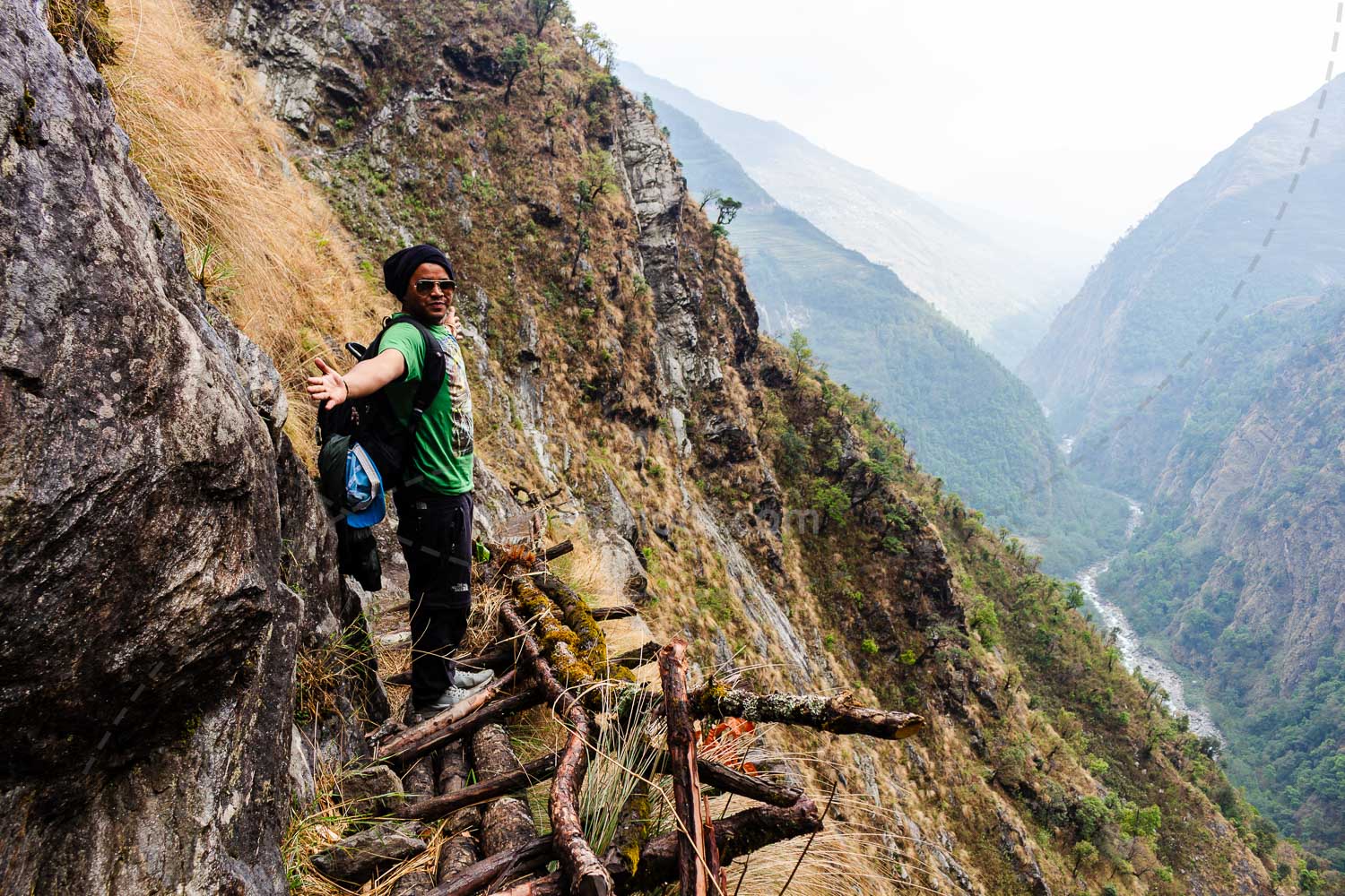Trail Along the Cliff