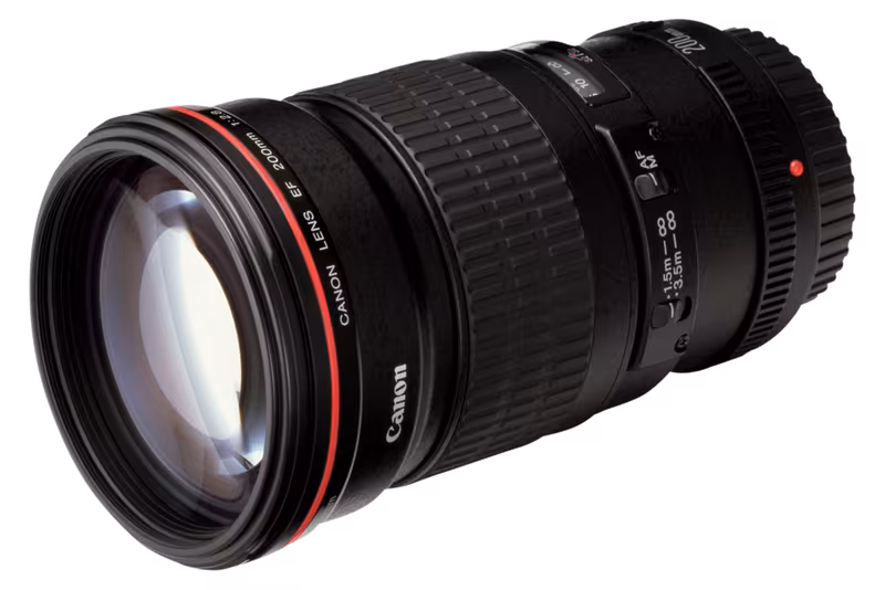 Canon EF 200mm f/2.8L II USM product photo