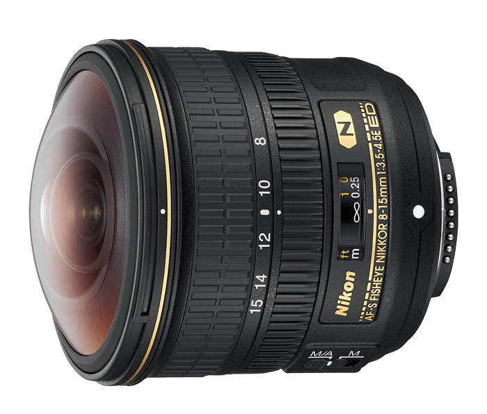 Nikon AF-S 8-15mm f/3.5-4.5E ED Fisheye product photo